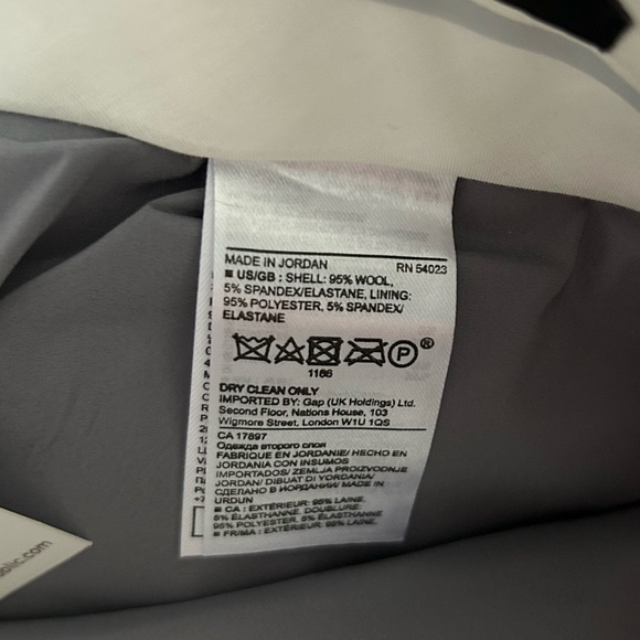 Banana Republic Lined Wool Ryan Pants Sz 8P - Picture 7 of 8